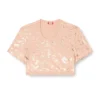 irma-gft Cropped T-shirt with metallic effect irma-gft Cropped T-shirt with metallic effect