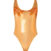 ivo_nny_swimsuit Metallic swimsuit with lotus print ivo_nny_swimsuit Metallic swimsuit with lotus print