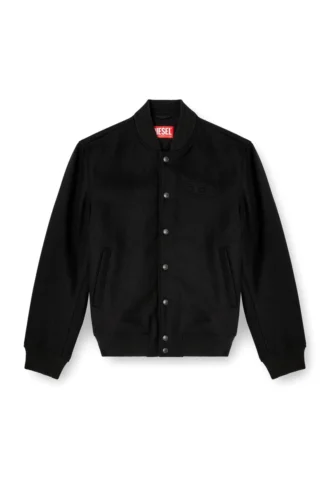 j-arry Lined bomber jacket in wool blend
