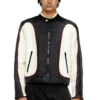 j-blink-a Colour-block biker jacket with piping j-blink-a Colour-block biker jacket with piping