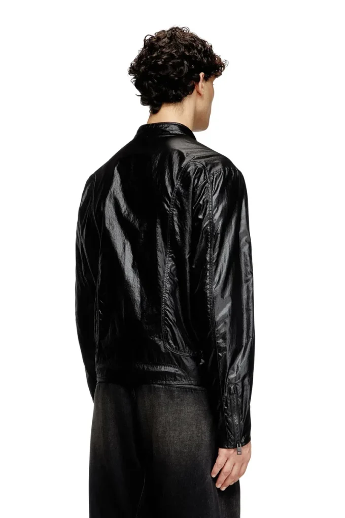 j-clays Biker jacket in shiny ripstop