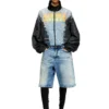 j-erik Tech-jersey jacket with lyrics print