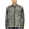 j-evert Biker jacket in printed canvas