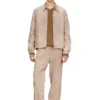 j-fenic-ag Taslan jacket with striped sleeves j-fenic-ag Taslan jacket with striped sleeves