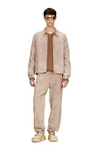 j-fenic-ag Taslan jacket with striped sleeves
