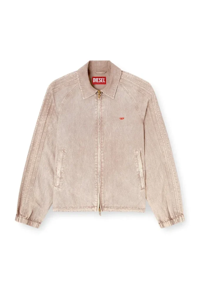 j-fenic-ag Taslan jacket with striped sleeves j-fenic-ag Taslan jacket with striped sleeves