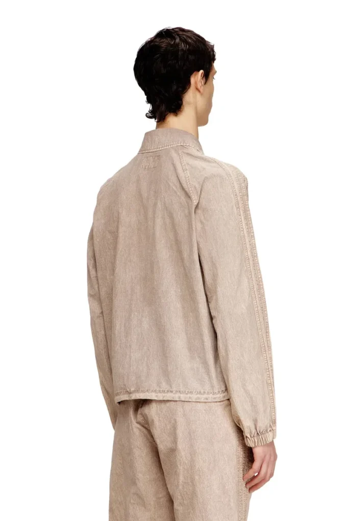 j-fenic-ag Taslan jacket with striped sleeves j-fenic-ag Taslan jacket with striped sleeves