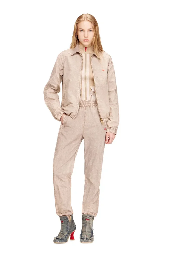 j-fenic-ag Taslan jacket with striped sleeves j-fenic-ag Taslan jacket with striped sleeves