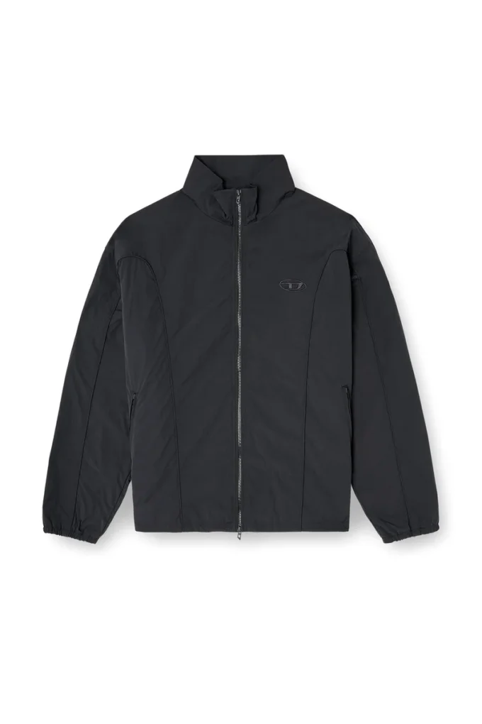 j-five-wrd-akad Crinkled-nylon jacket with piping j-five-wrd-akad Crinkled-nylon jacket with piping