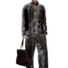 j-hay Track jacket in treated velvet j-hay Track jacket in treated velvet