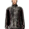 j-hay Track jacket in treated velvet j-hay Track jacket in treated velvet