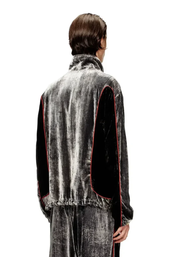 j-hay Track jacket in treated velvet j-hay Track jacket in treated velvet