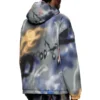 j-mirr Padded windbreaker with graffiti print j-mirr Padded windbreaker with graffiti print