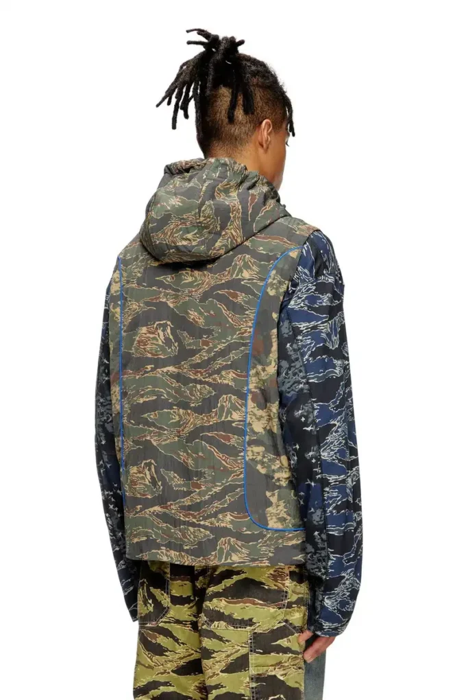 j-ostend-sl-camu Hooded vest with mixed camo prints j-ostend-sl-camu Hooded vest with mixed camo prints