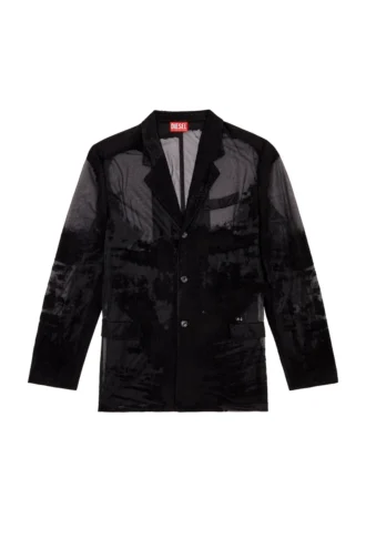 j-reg Tailored jacket in devoré cool wool