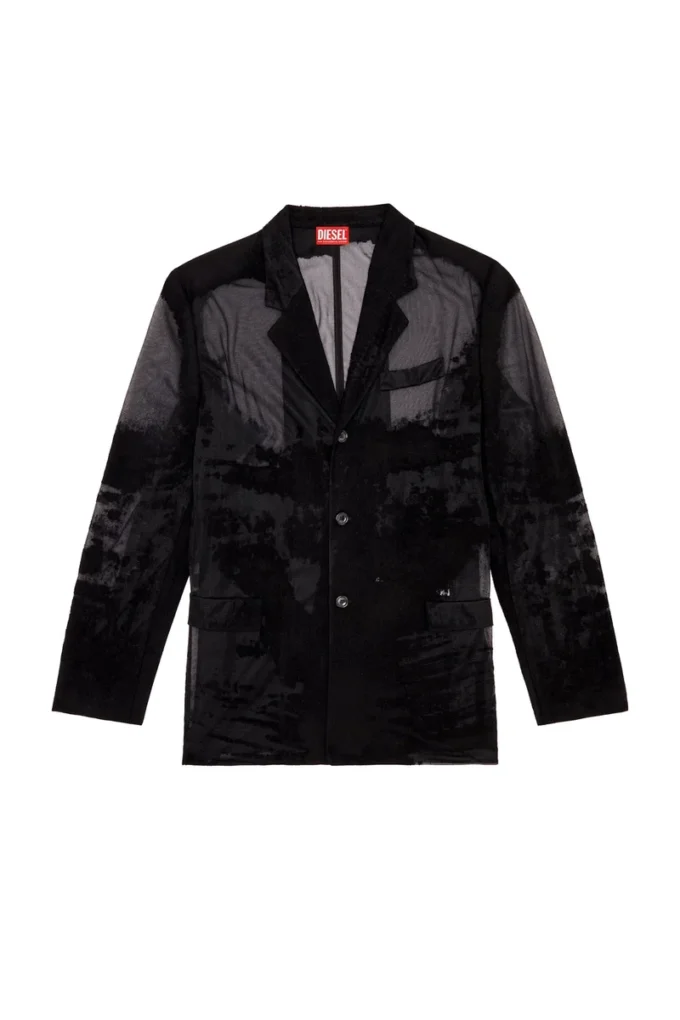 j-reg Tailored jacket in devoré cool wool j-reg Tailored jacket in devoré cool wool