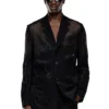 j-reg Tailored jacket in devoré cool wool j-reg Tailored jacket in devoré cool wool