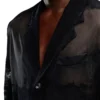 j-reg Tailored jacket in devoré cool wool j-reg Tailored jacket in devoré cool wool