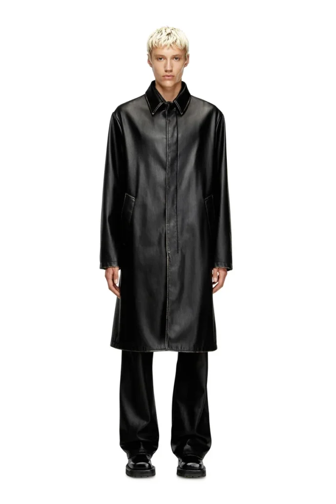 j-rivers Distressed car coat with flannel lining j-rivers Distressed car coat with flannel lining