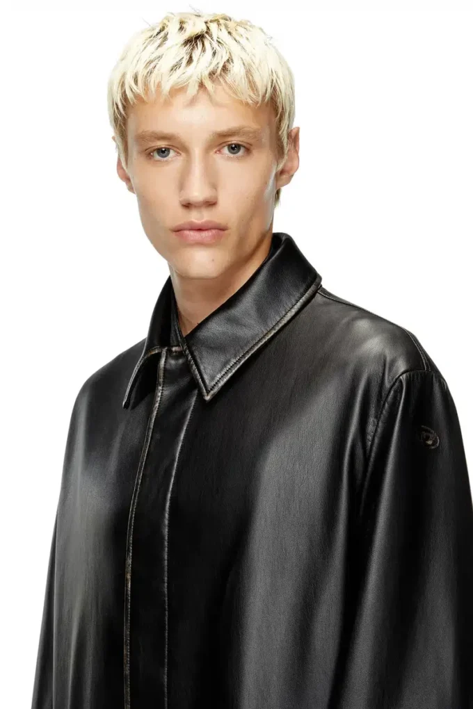 j-rivers Distressed car coat with flannel lining j-rivers Distressed car coat with flannel lining