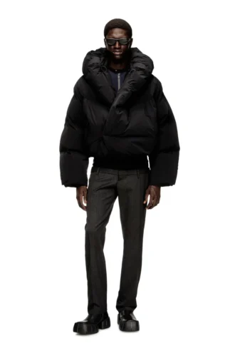 j-scotts-padded-a Wrap puffer jacket in stretch nylon