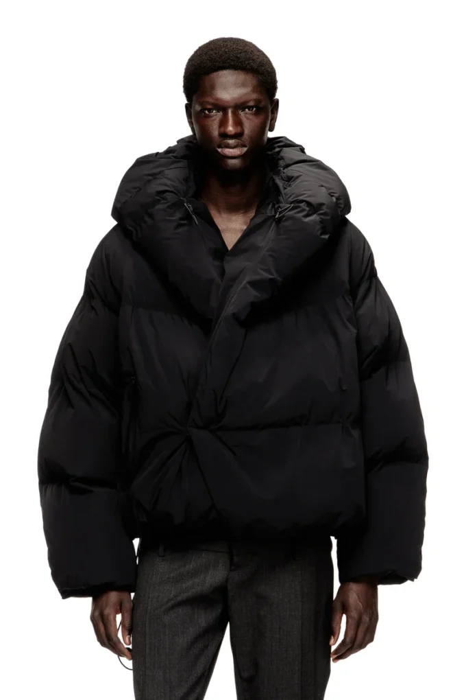 j-scotts-padded-a Wrap puffer jacket in stretch nylon j-scotts-padded-a Wrap puffer jacket in stretch nylon