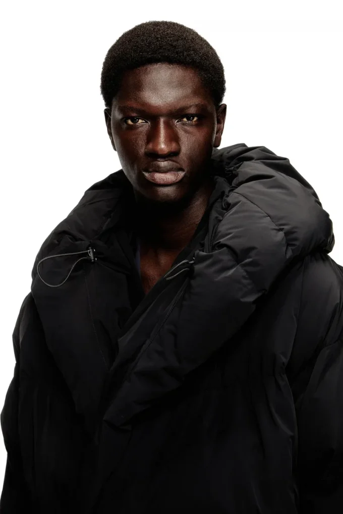 j-scotts-padded-a Wrap puffer jacket in stretch nylon j-scotts-padded-a Wrap puffer jacket in stretch nylon