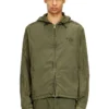 j-stitch Hooded zip-up jacket in cotton poplin j-stitch Hooded zip-up jacket in cotton poplin