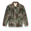 j-thug-jkt Trucker jacket in crinkled camo canvas j-thug-jkt Trucker jacket in crinkled camo canvas