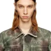 j-thug-jkt Trucker jacket in crinkled camo canvas j-thug-jkt Trucker jacket in crinkled camo canvas