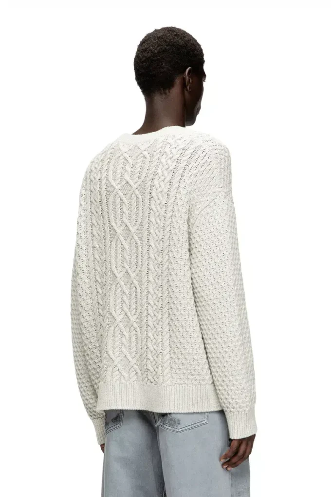 k-antoine Cable-knit cardigan with Diesel logo k-antoine Cable-knit cardigan with Diesel logo