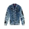 k-boboli Destroyed indigo V-neck cardigan k-boboli Destroyed indigo V-neck cardigan