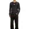 k-darren-d Cut-out ribbed jumper with Oval D plaque k-darren-d Cut-out ribbed jumper with Oval D plaque