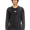 k-darren-d Cut-out ribbed jumper with Oval D plaque k-darren-d Cut-out ribbed jumper with Oval D plaque