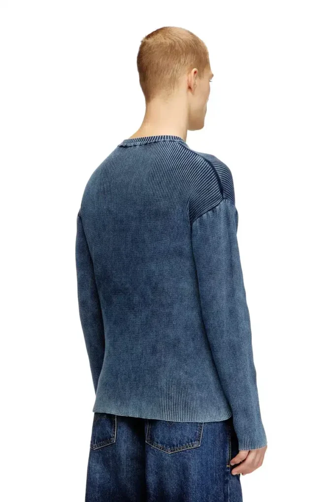 k-darren-d Cut-out ribbed jumper with Oval D plaque k-darren-d Cut-out ribbed jumper with Oval D plaque
