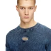 k-darren-d Cut-out ribbed jumper with Oval D plaque k-darren-d Cut-out ribbed jumper with Oval D plaque