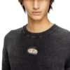 k-darren-d Cut-out ribbed jumper with Oval D plaque k-darren-d Cut-out ribbed jumper with Oval D plaque