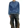 k-fenicol Indigo jumper with Phoenix logo k-fenicol Indigo jumper with Phoenix logo