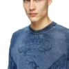 k-fenicol Indigo jumper with Phoenix logo k-fenicol Indigo jumper with Phoenix logo