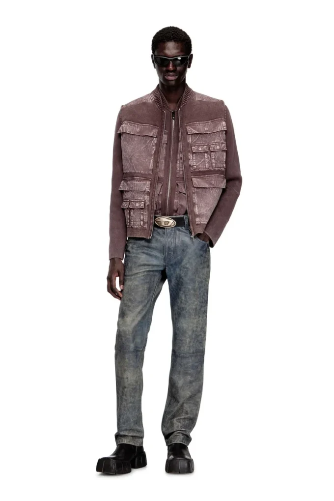 k-giulius Zip-up knitted vest with cargo pockets k-giulius Zip-up knitted vest with cargo pockets