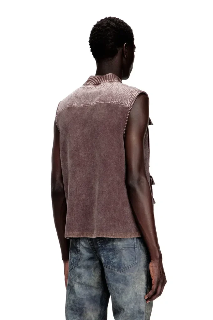 k-giulius Zip-up knitted vest with cargo pockets k-giulius Zip-up knitted vest with cargo pockets