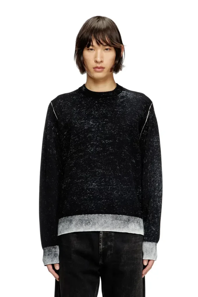 k-larence-b Reverse-print cotton jumper k-larence-b Reverse-print cotton jumper