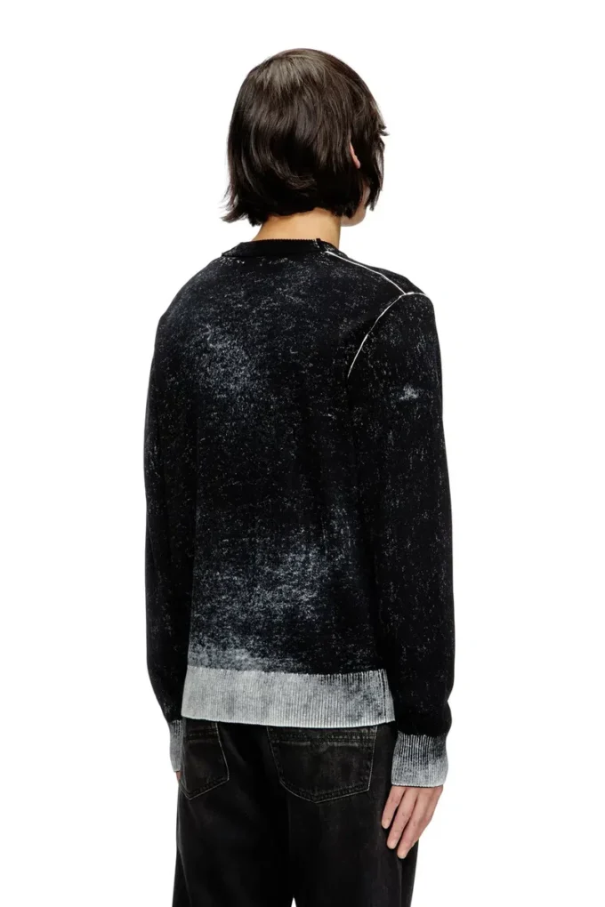 k-larence-b Reverse-print cotton jumper k-larence-b Reverse-print cotton jumper