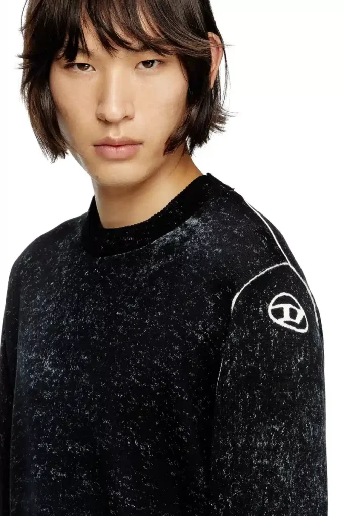 k-larence-b Reverse-print cotton jumper k-larence-b Reverse-print cotton jumper