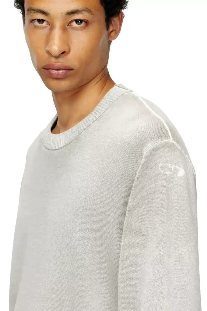 k-larence-b Reverse-print cotton jumper k-larence-b Reverse-print cotton jumper