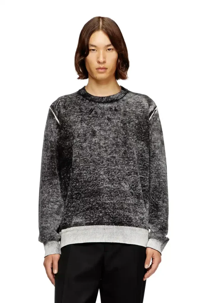 k-laurent Jumper with faded reverse print k-laurent Jumper with faded reverse print