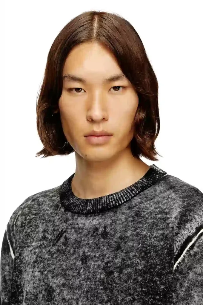 k-laurent Jumper with faded reverse print k-laurent Jumper with faded reverse print