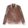 k-lawrence Polo jumper with faded reverse print