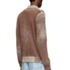 k-lawrence Polo jumper with faded reverse print
