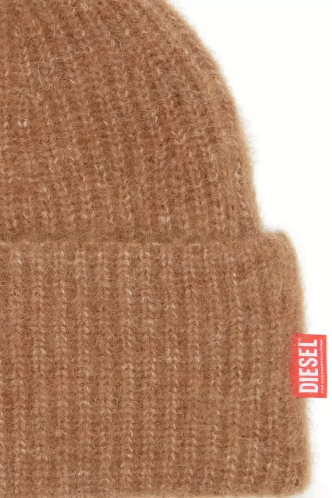 k-lollo-hat Ribbed alpaca beanie k-lollo-hat Ribbed alpaca beanie